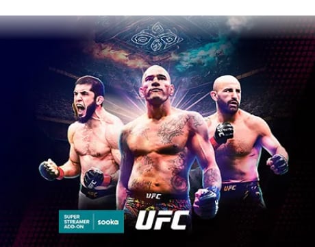 Live sports & shows on sooka
